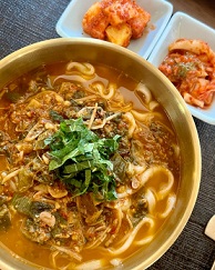 장어칼국수