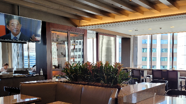 웨스틴 조선 서울 클럽 라운지 내부