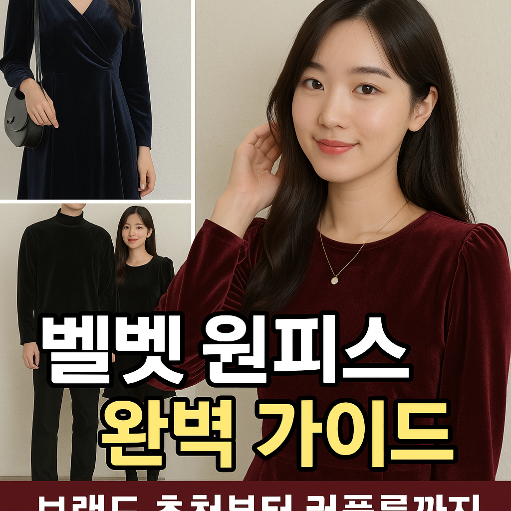 벨벳 원피스