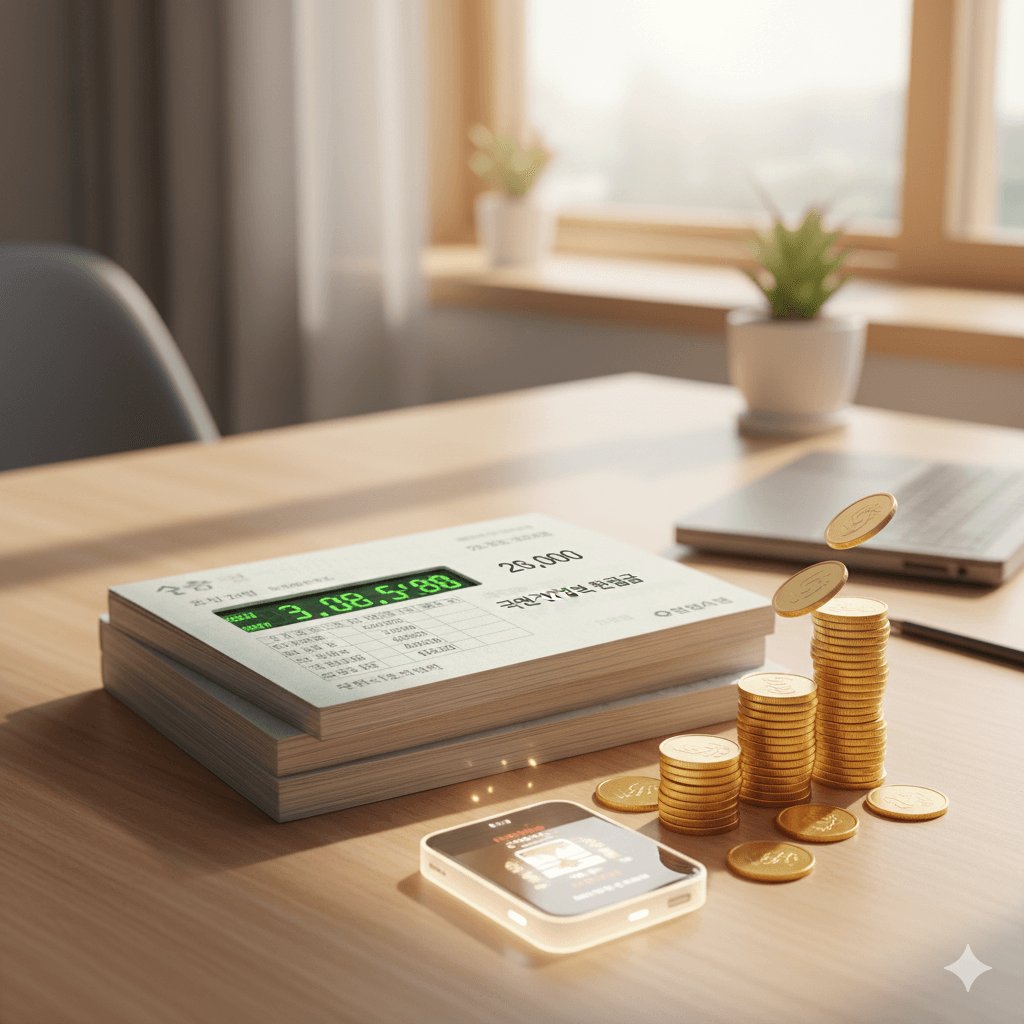 건강보험료 신청 - 사진