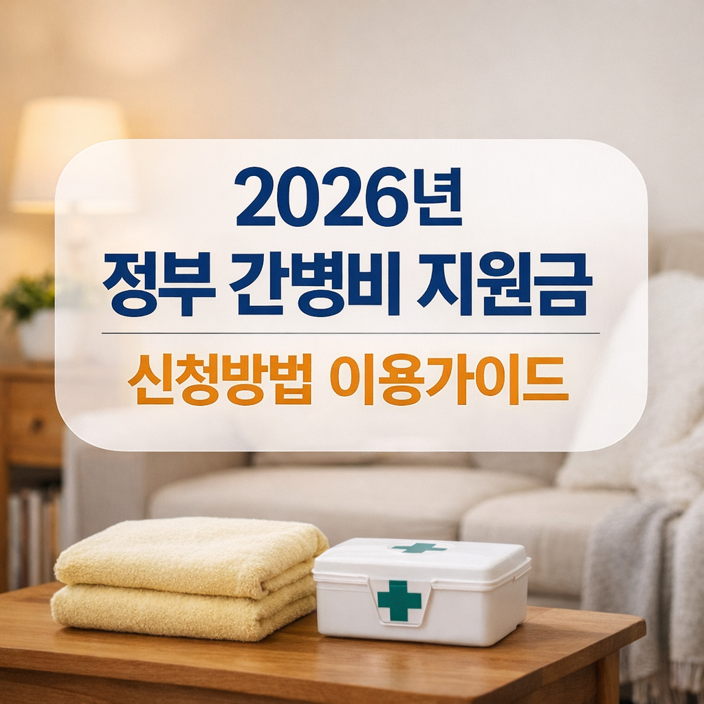 2026 간병인 지원제도 업데이트｜정부 간병비 지원금&middot;신청방법 이용가이드