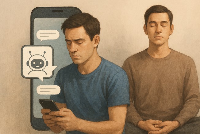 챗봇과 마음 나누기-디지털 상담 VS 명상의 자가 치유력