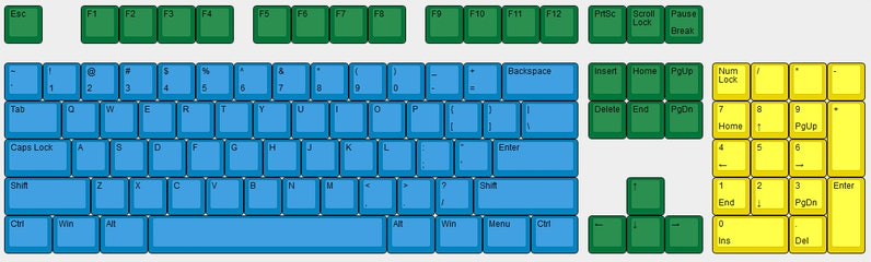 풀배열 키보드 예시 이미지