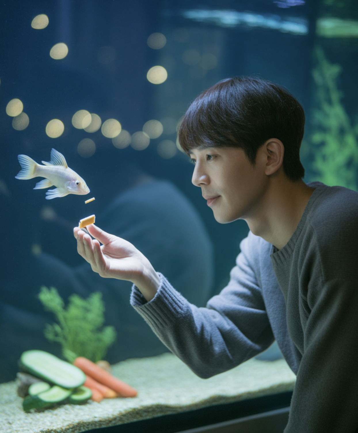 이끼는 간식일 뿐! (먹이 가이드)