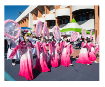 동연단 시민퍼레이드 모습