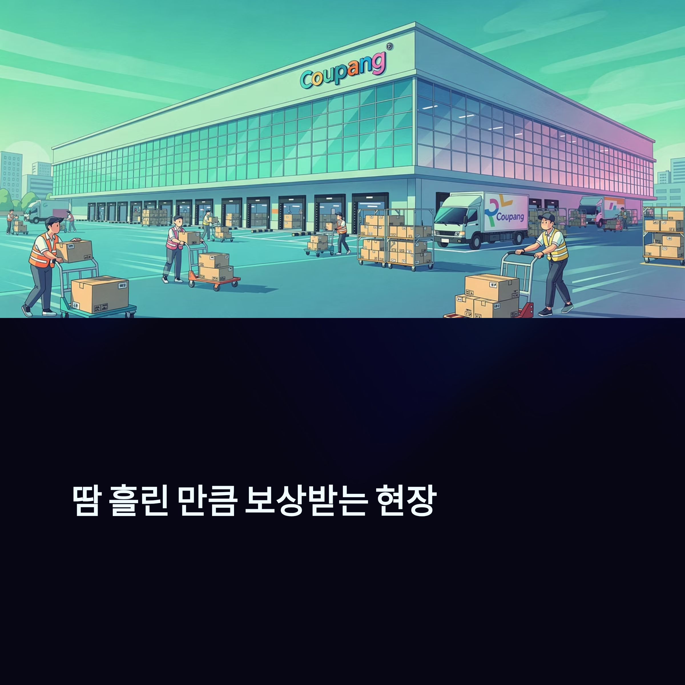부천 쿠팡 물류센터 알바