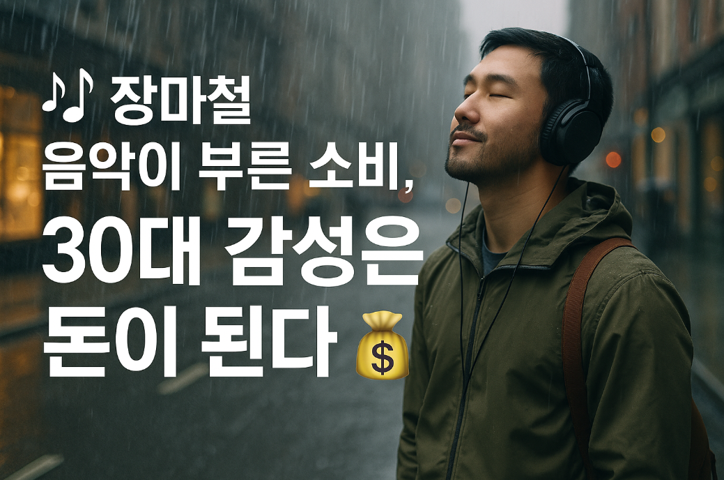 장마철 음악이 부른 소비