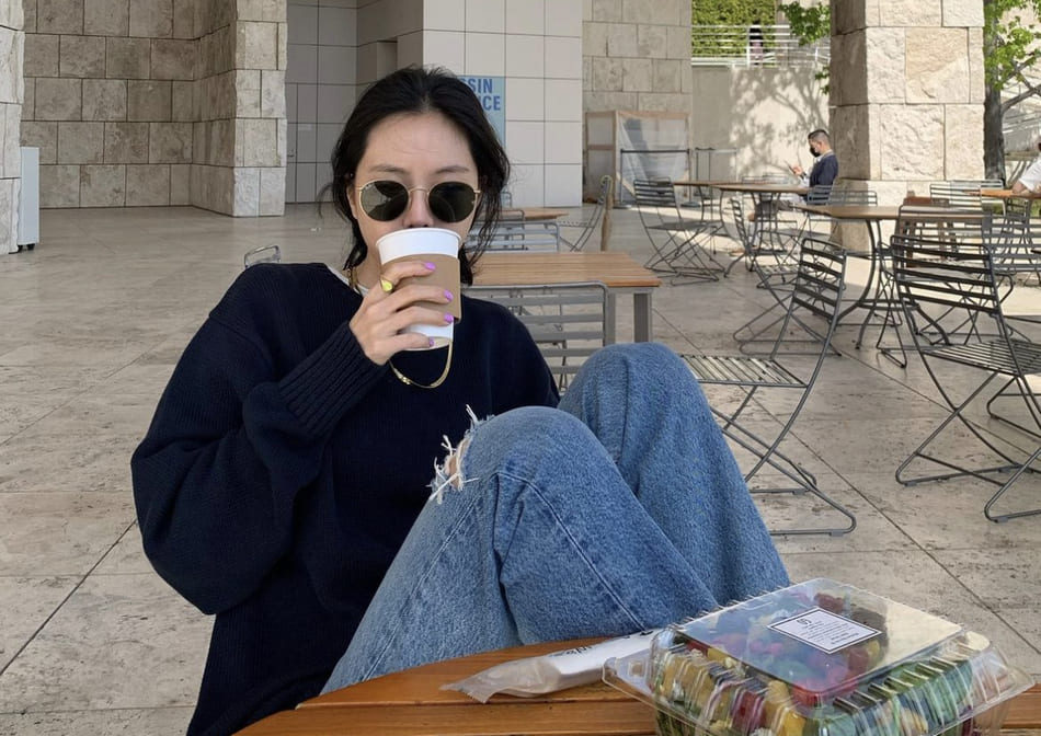 손나은 사복 패션