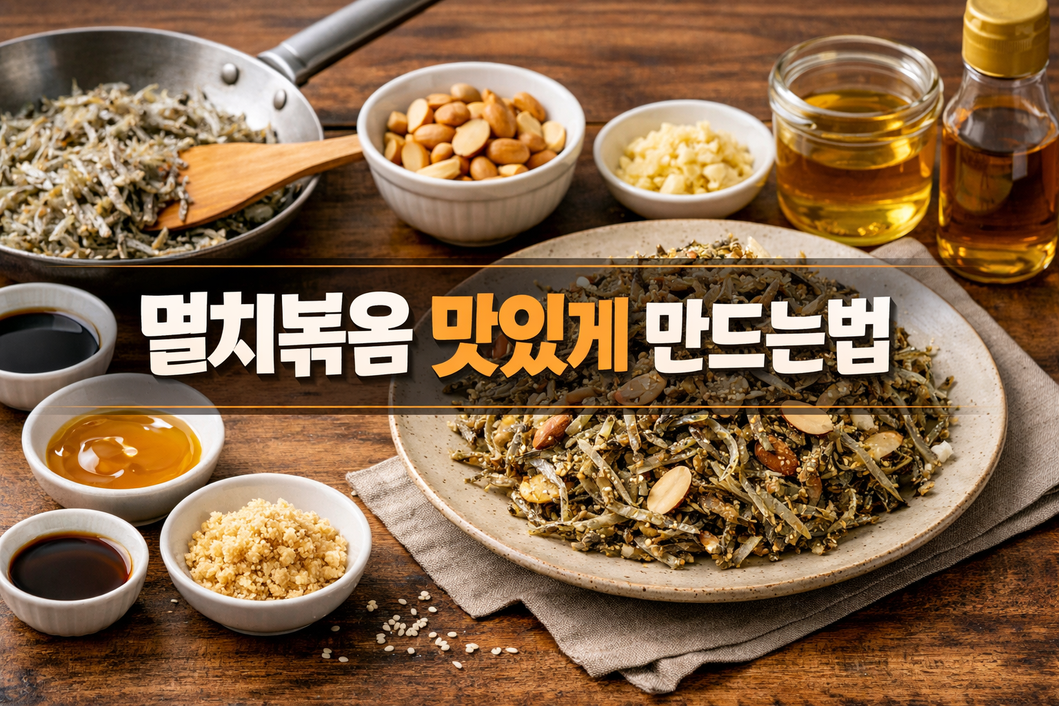 멸치볶음 맛있게 만드는법