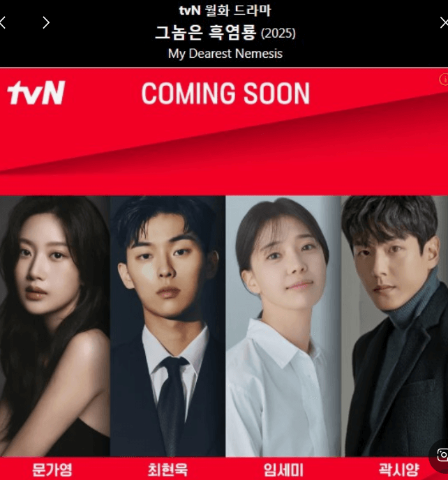 드라마 그놈은 흑염룡 캐스팅