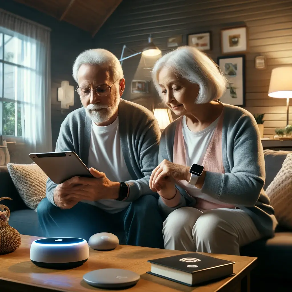 편의성과 안전성을 높이는 노부부 모습