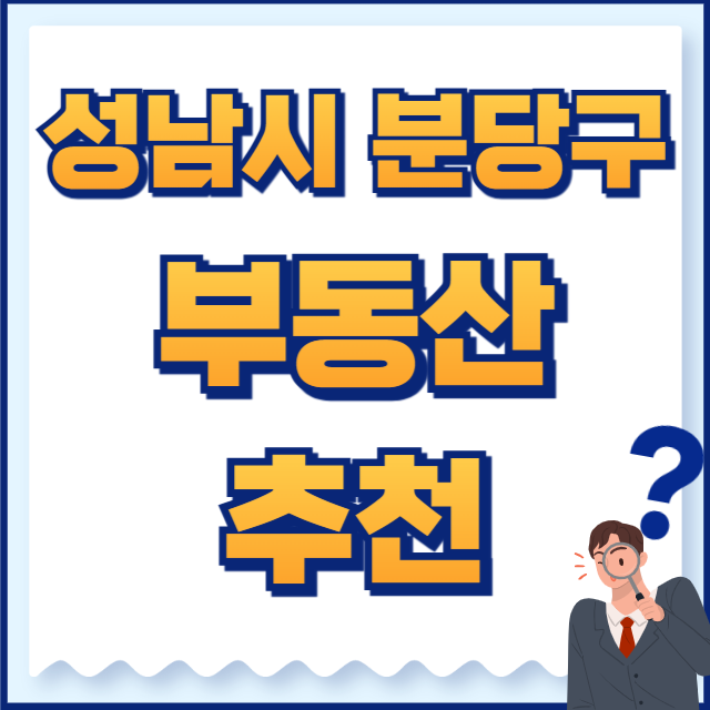 성남시 분당구 부동산