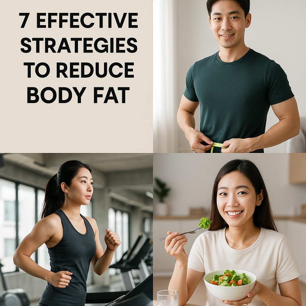 체지방 줄이는 법, 확실한 7가지 전략