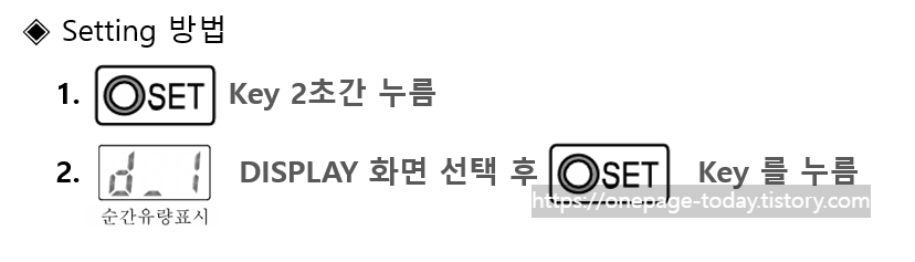 SMC FLOW SWITCH (PCW 유량계) 조작법 및 하한 알람(Alarm) 세팅 가이드