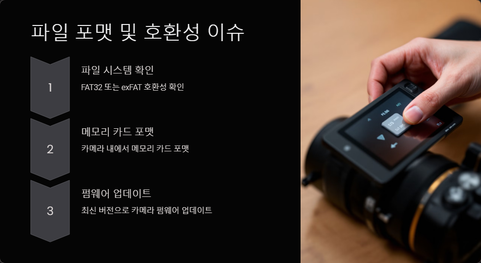 카메라문제해결