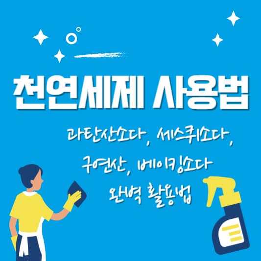 천연세제 사용법