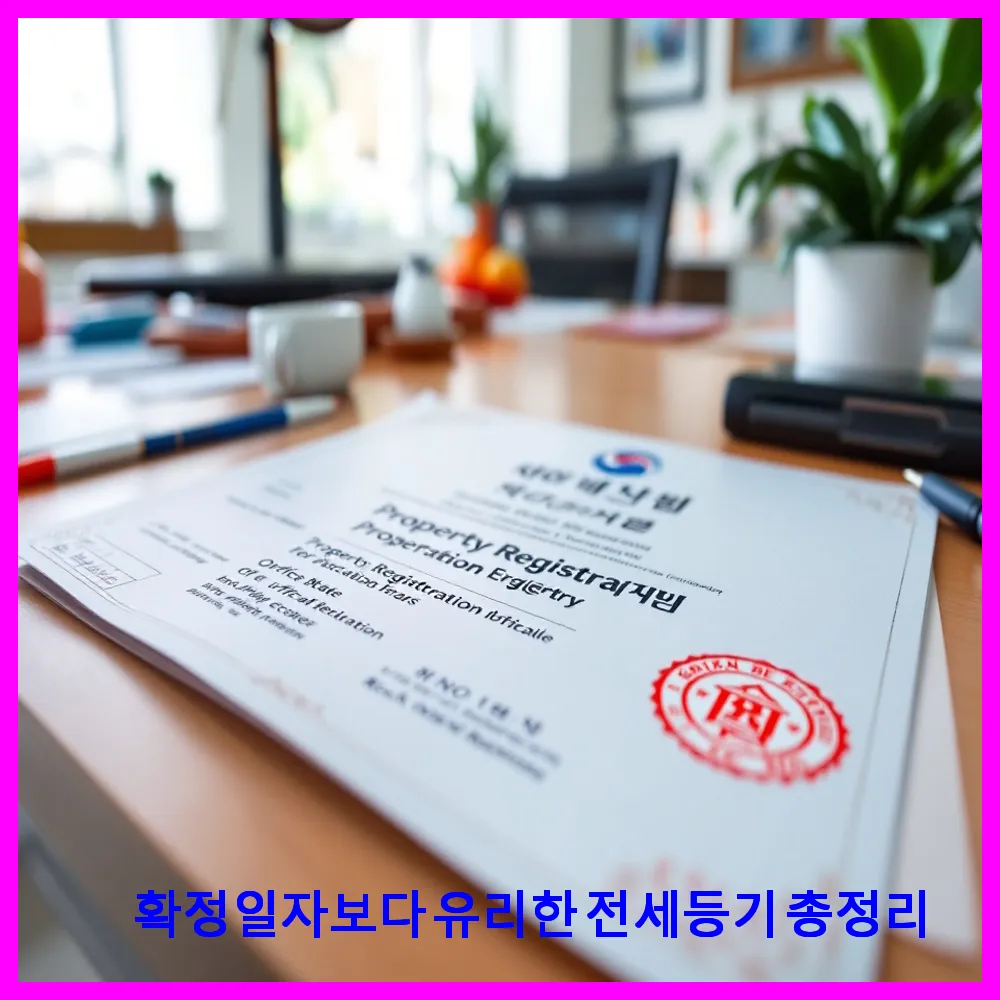 확정일자보다 유리한 전세등기 총정리