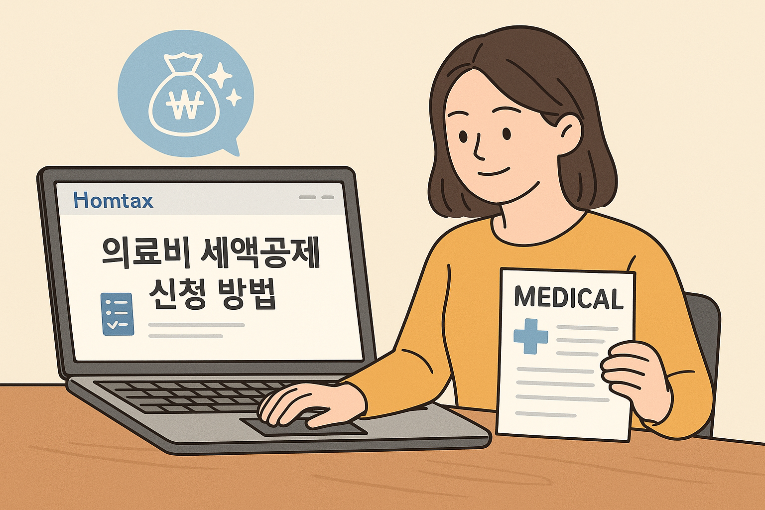 의료비 세액 공제 신청 방법