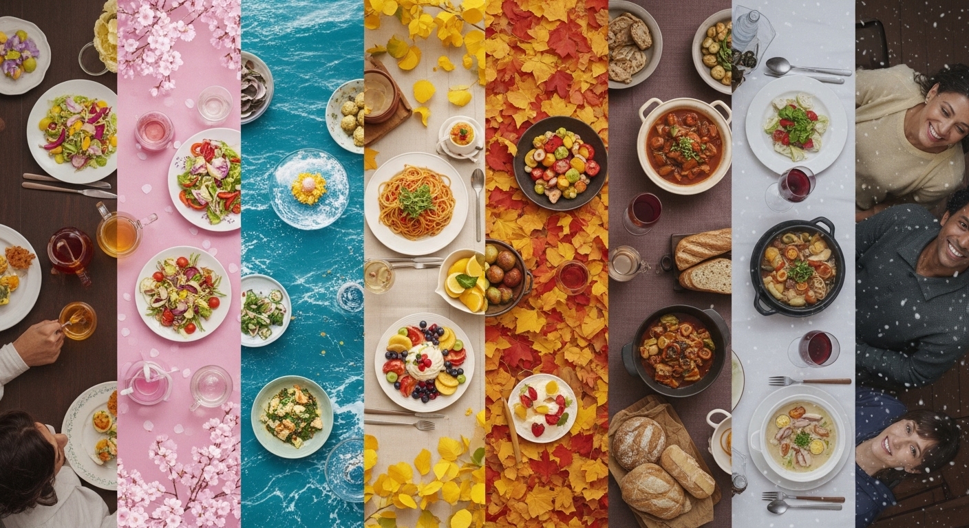 계절별로 즐기기 좋은 요리 영화 장르 관련 사진