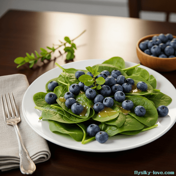 블루베리 시금치 샐러드