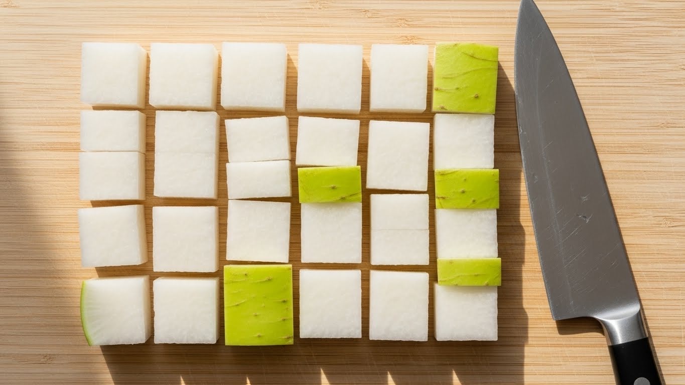 깍두기 맛있게 담는법