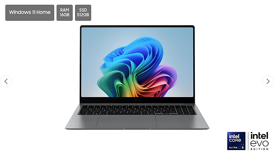 삼성전자 노트북, 랩탑 갤럭시북5 프로 40.6cm(16인치), 인텔 울트라5