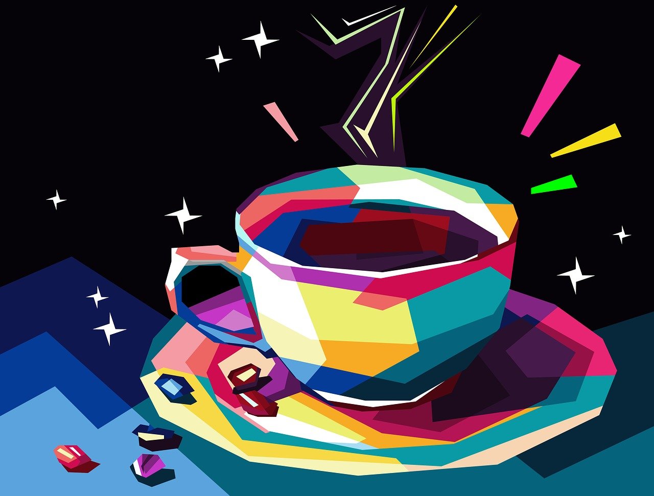 따뜻한 커피 한잔의 사진