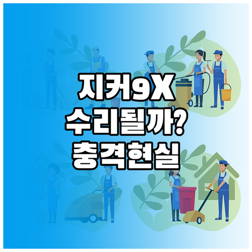 지커 9X 수입 후 유지보수와 정비 ..