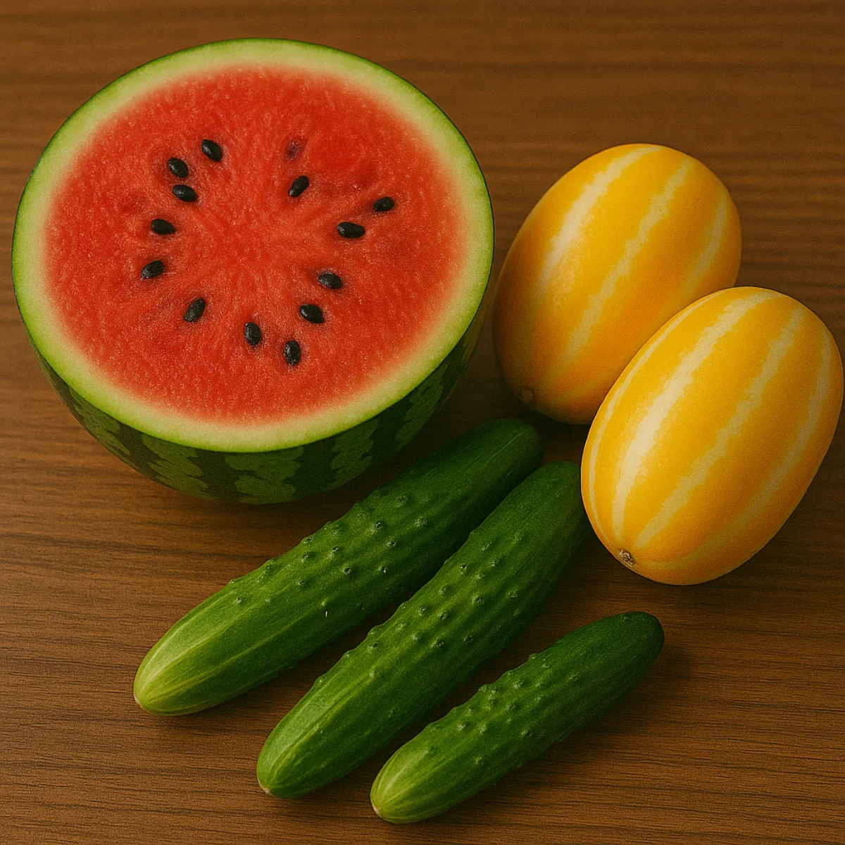 수박 참외 오이 이미지