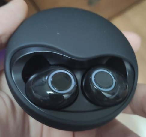 이어폰이 들어간 케이스 모습