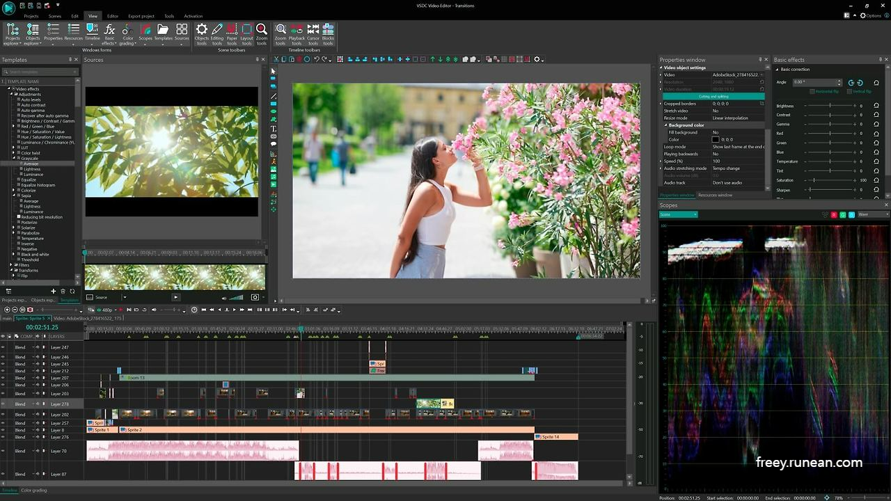 VSDC 프리 비디오 에디터(VSDC Free Video Editor) 다운로드: 다양한 기능 높은 성능, 동영상 편집 프로그램 무료!