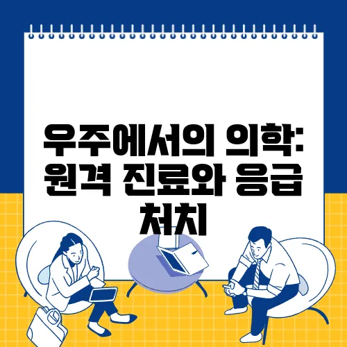 우주에서의 의학: 원격 진료와 응급 처치