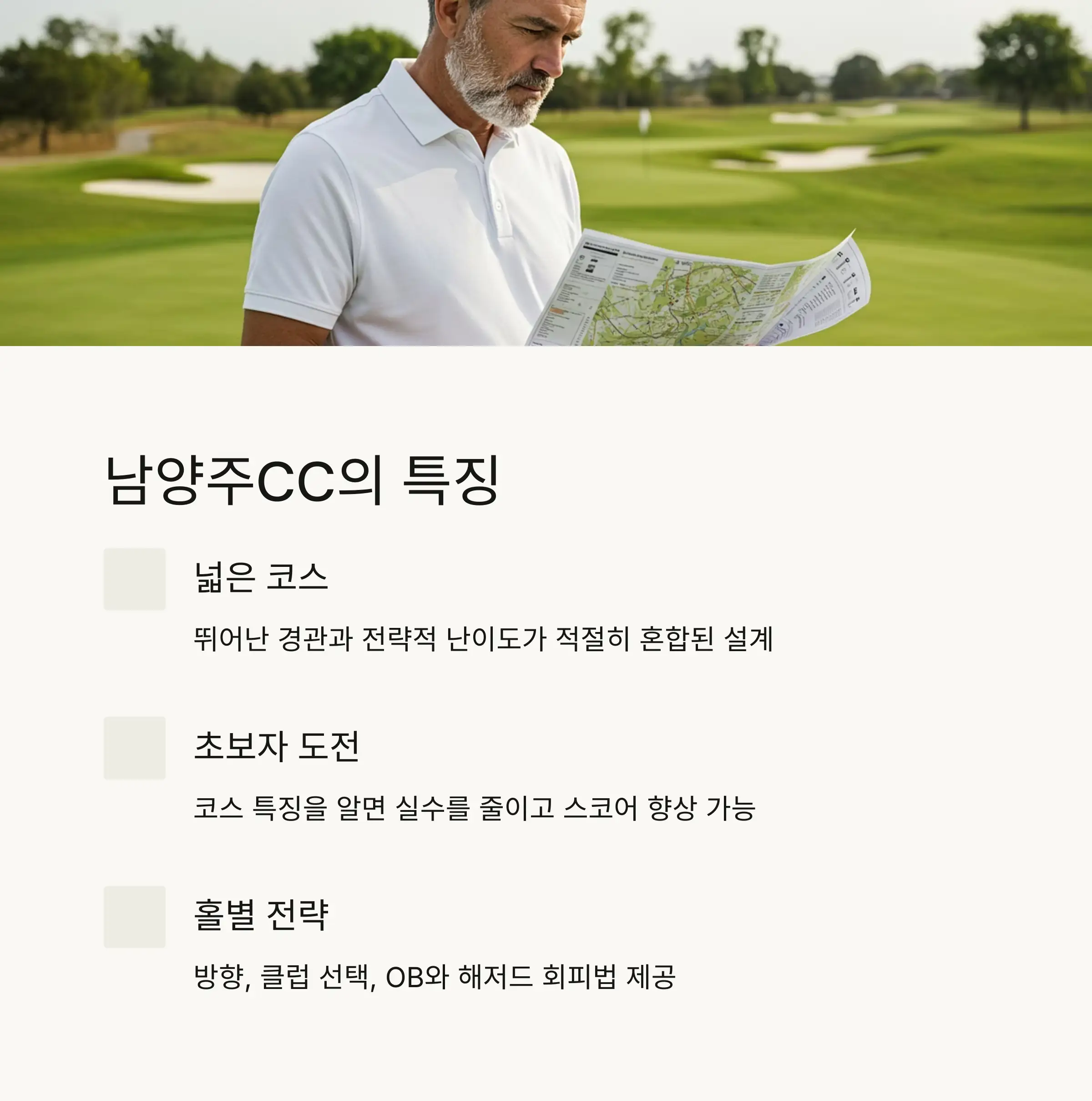 2번 홀 &ndash; 파3 안전한 방향 🎯