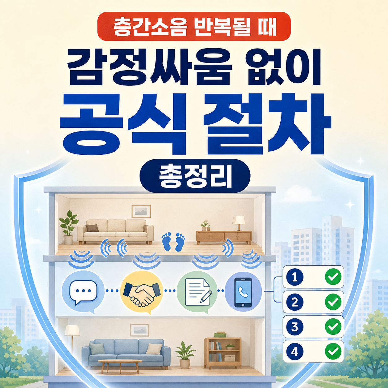 층간소음이 반복될 때 감정싸움 없이 해결하는 공식 절차 총정리