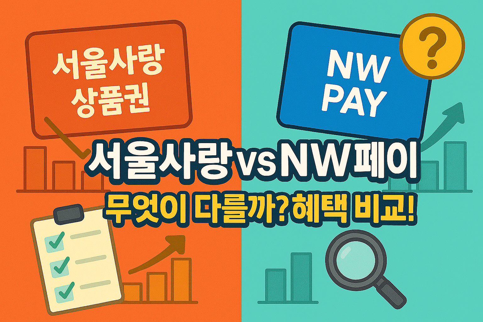 서울사랑상품권과 NW 차이