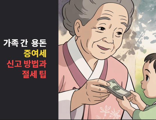 가족 간 용돈, 증여세 신고 방법과 절세 팁