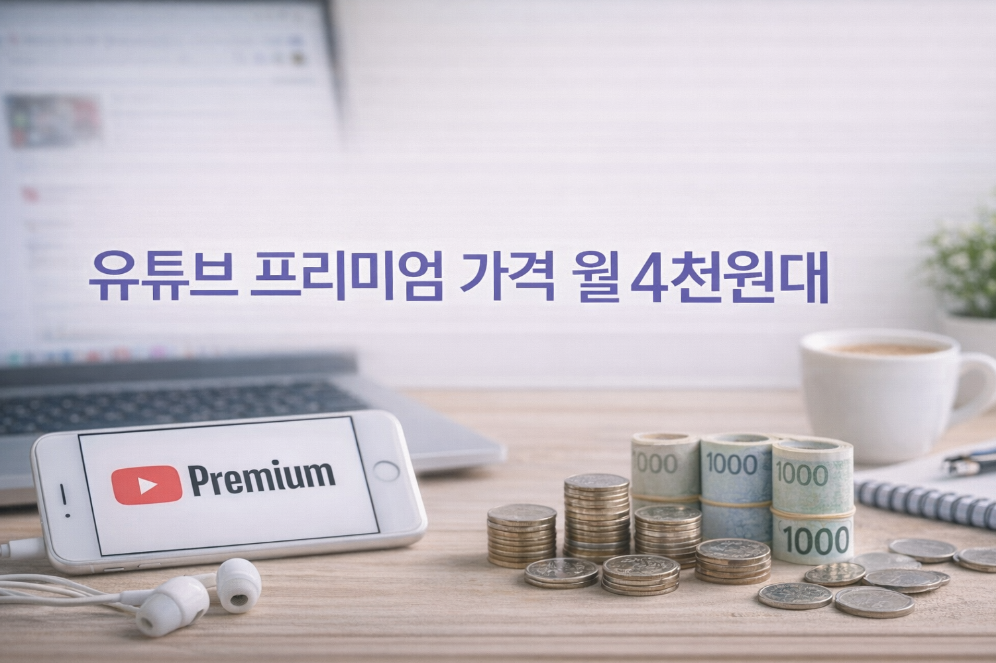 유튜브 프리미엄 월 4천원으로 쓰는 꿀팁 대공개