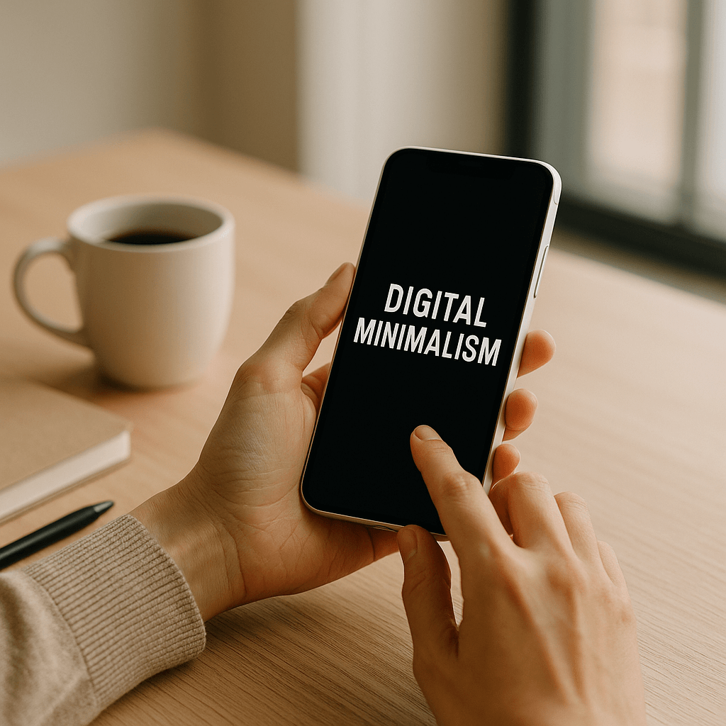 디지털 미니멀리즘으로 삶의 집중력을 회복하는 방법