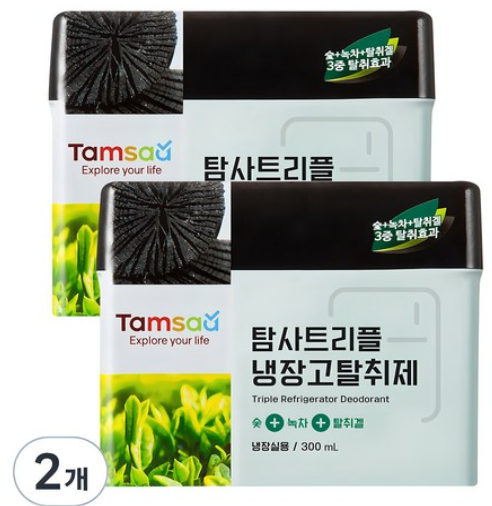 탐사 트리플 냉장고 탈취제 대용량 2개 구성