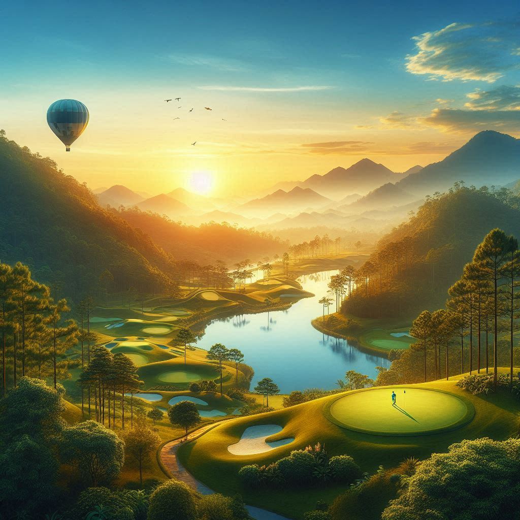 선바위골프랜드 배경