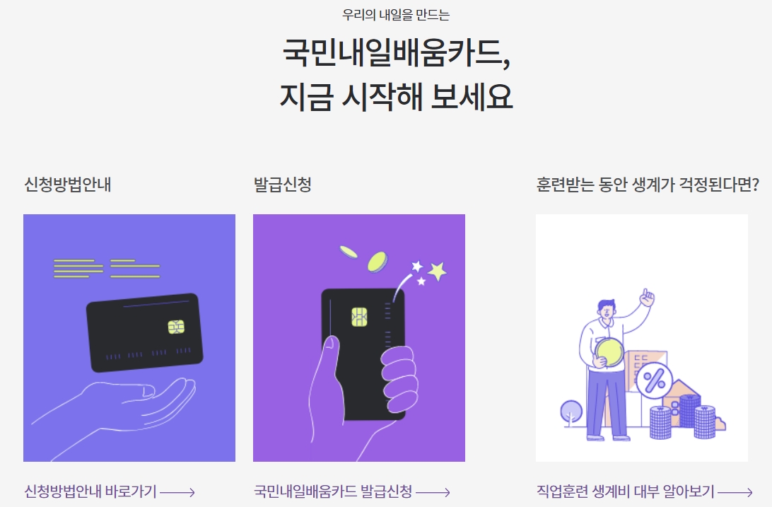 국민내일배움카드 신청하새요