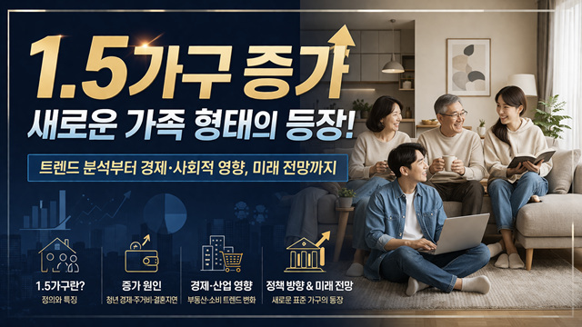 1.5 가구 증가