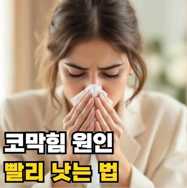 코막힘 원인 빨리 낫는 법