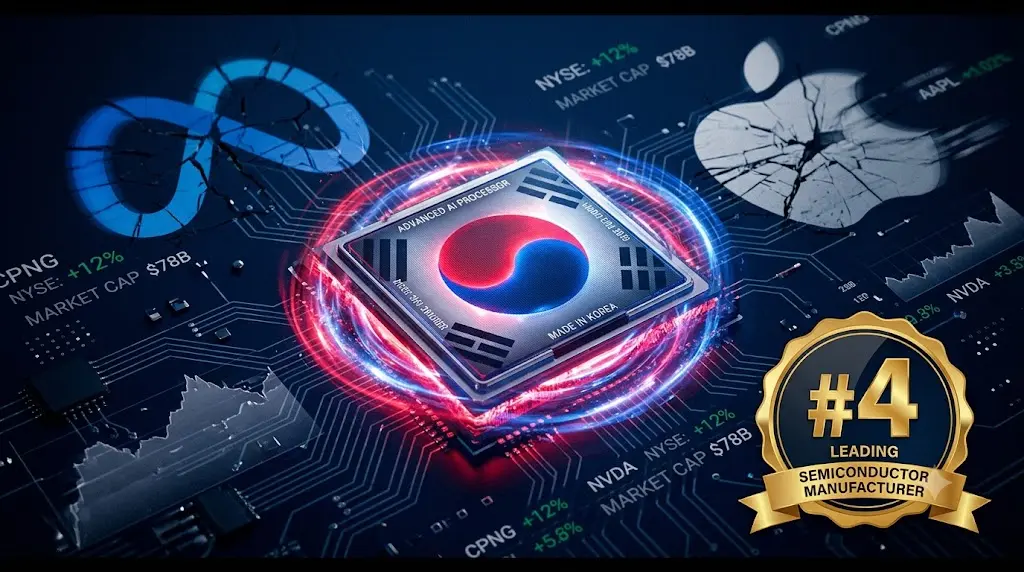 메타 애플 한국 반도체 수출 세계4위 흔들기 관련 이미지