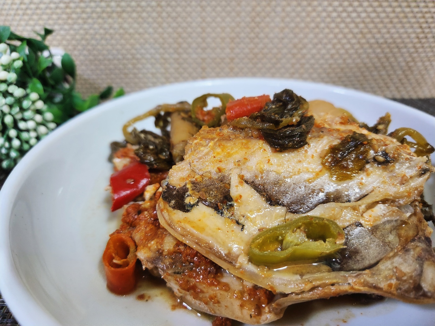 쌀뜨물알타리묵은지고등어찜