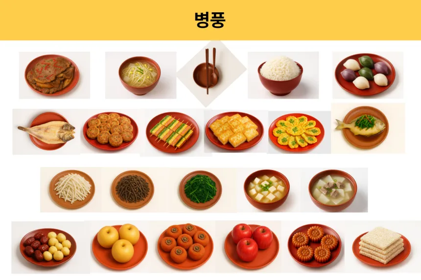 차례상 차리는 법