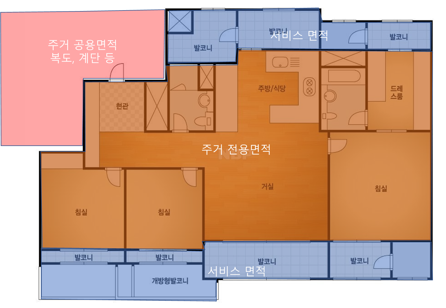 반포아크로리버파크-평면도-면적확인