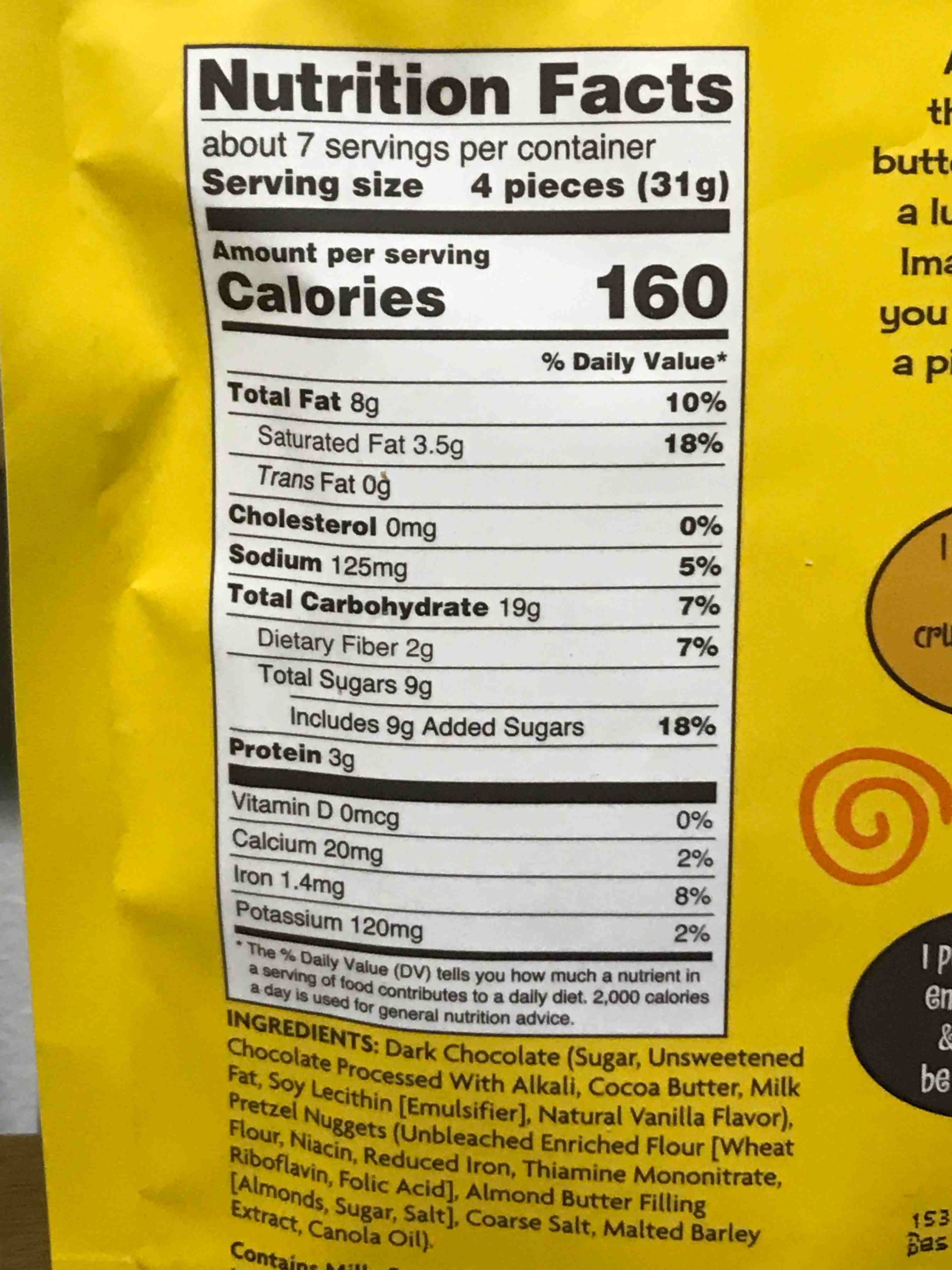 트레이더조 다크초코 아몬드버터 프레첼 너겟 칼로리