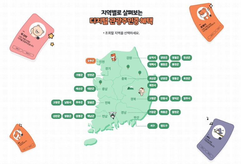 디지털 관광주민증 혜택