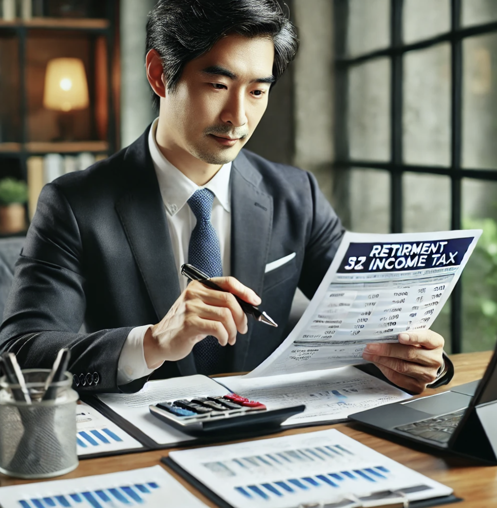 퇴직소득세 계산중인 직장인